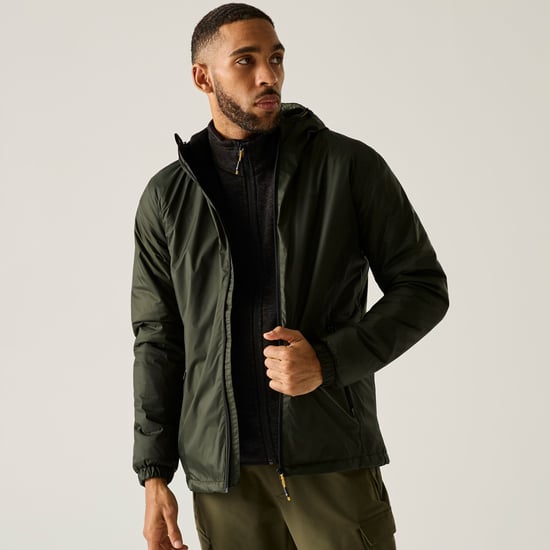 Regatta - "Kybre" Jacke für Herren, Mit Vlies gefüttert (Dunkel-Khaki) - Image 1