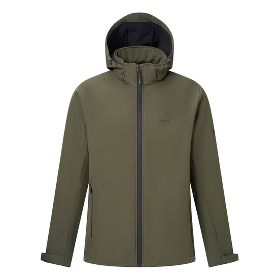 Regatta - "Denvo" Softshelljacke für Herren, windbeständig (Dunkel-Khaki) - Image 1