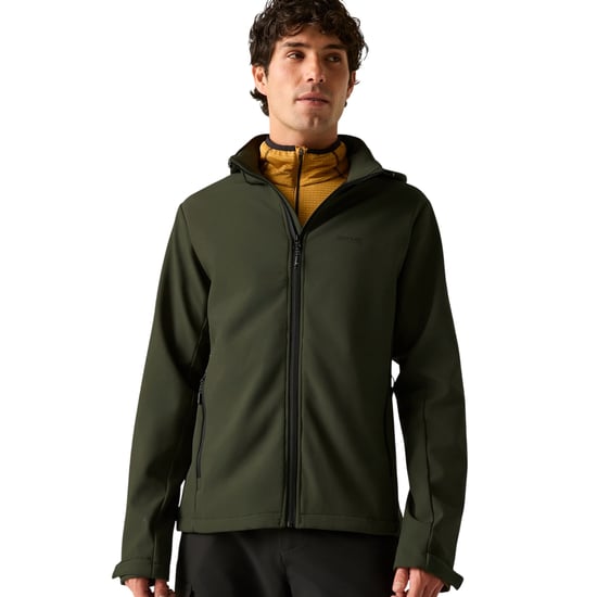 Regatta - "Denvo" Softshelljacke für Herren, windbeständig (Dunkel-Khaki) - Image 6