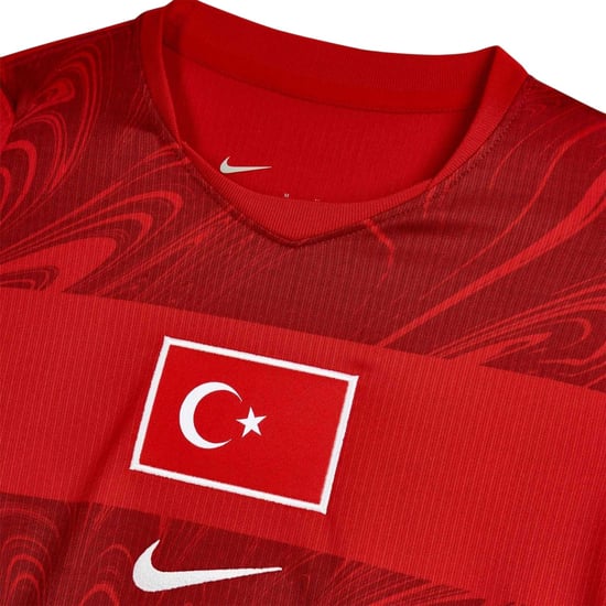 Nike - "Turkey 2026" Fußballtrikot für Kinder (Rot/Weiß) - Image 4