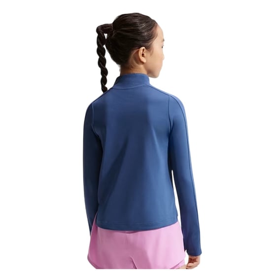 Nike - Oberteil für Mädchen, mit halbem Reißverschluss, Dri-FIT, Langärmlig (Mysticblau) - Image 3