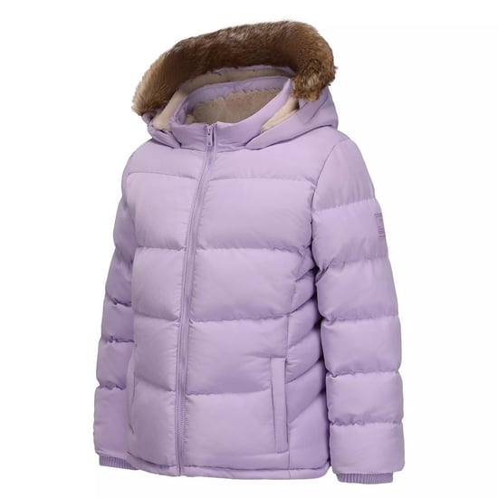 SoulCal - Steppjacke für Mädchen, Reißverschlusstasche (Violett) - Image 3