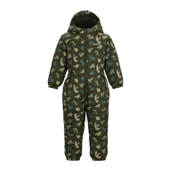 Regatta - "Penrose" Regenanzug für Kinder, Gesteppt (Dunkel-Khaki) - Image 1