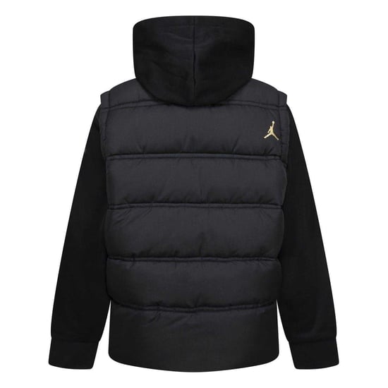Nike - "Air Jordan" Steppjacke für Kinder (Schwarz/Gold) - Image 2