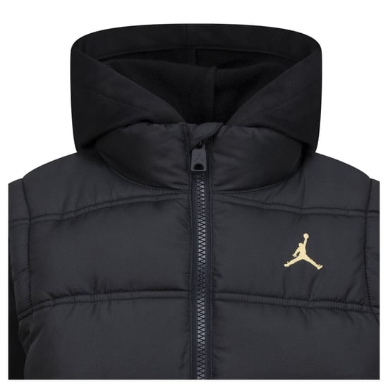 Nike - "Air Jordan" Steppjacke für Kinder (Schwarz/Gold) - Image 4