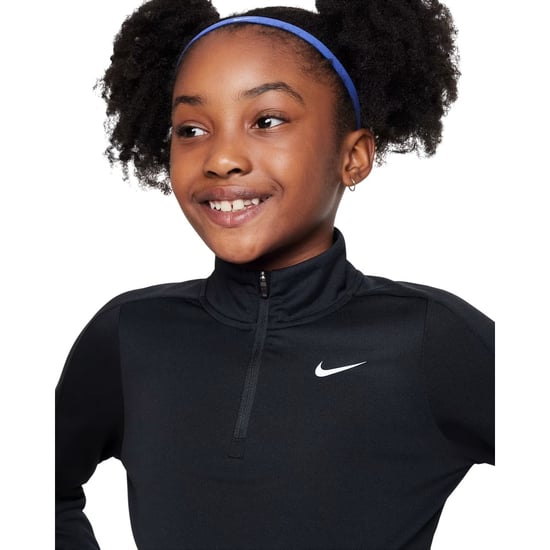 Nike - Oberteil für Mädchen, mit halbem Reißverschluss, Dri-FIT, Langärmlig (Schwarz) - Image 3