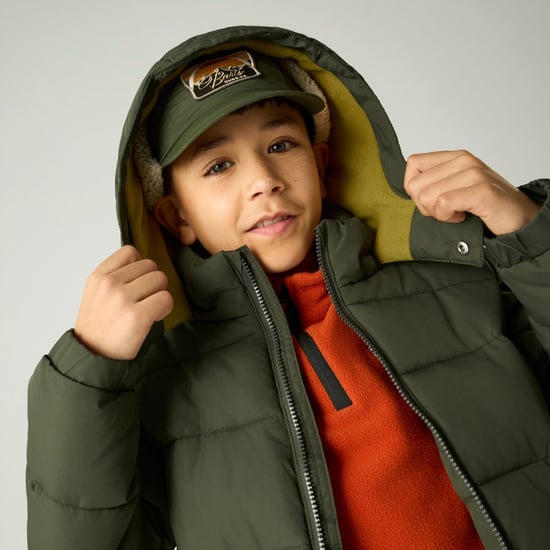Regatta - "Rover" Steppjacke für Kinder (Dunkel-Khaki/Holzbraun) - Image 3