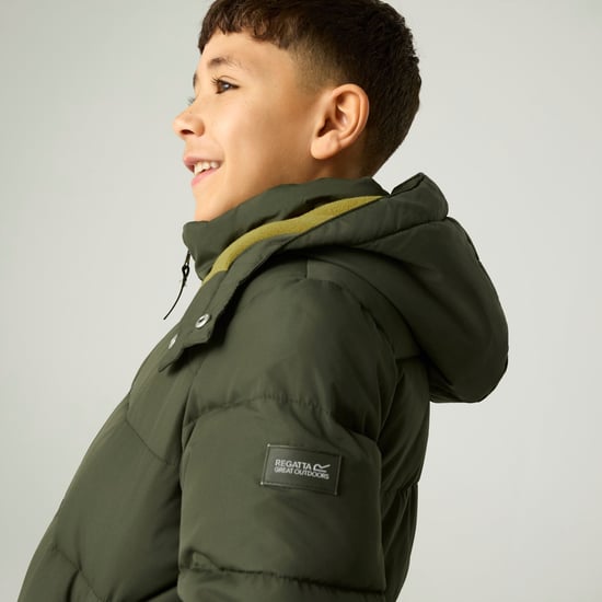 Regatta - "Rover" Steppjacke für Kinder (Dunkel-Khaki/Holzbraun) - Image 4