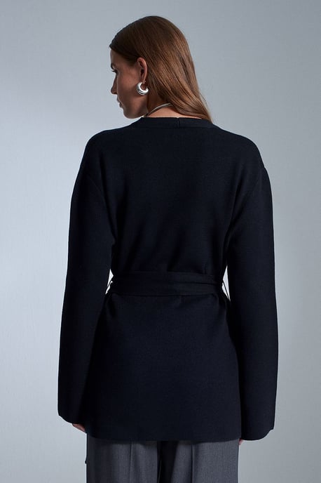 Damen-Polyacryl-Wollmischung Strickjacke - Image 3