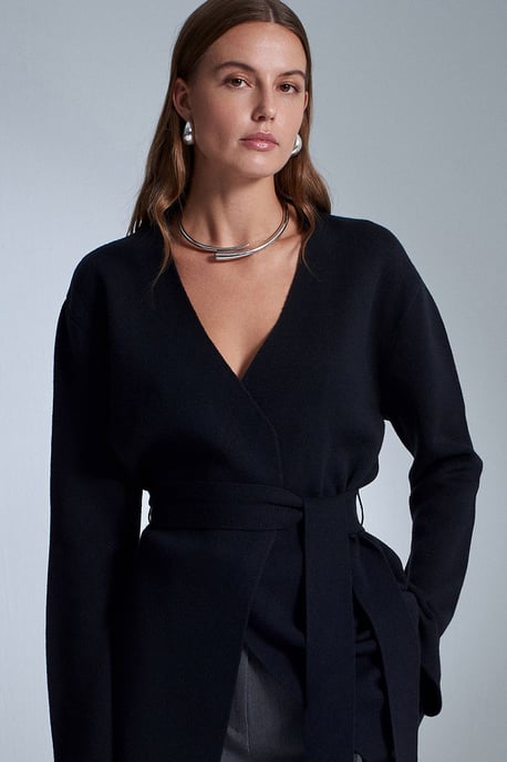 Damen-Polyacryl-Wollmischung Strickjacke - Image 5