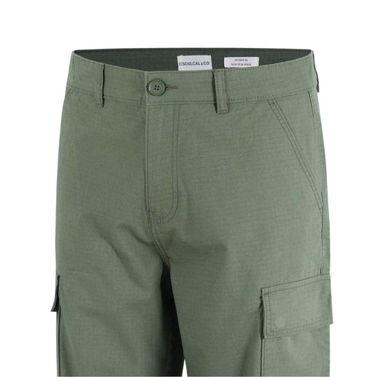 SoulCal - Cargo-Hose für Herren (Khakigrün) - Image 4