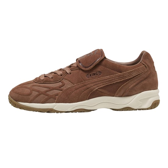 Puma - "King" Schuhe für Herren, Wildleder, Runder Zeh (Graubeige) - Image 2