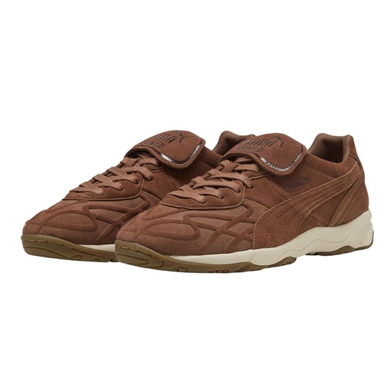 Puma - "King" Schuhe für Herren, Wildleder, Runder Zeh (Graubeige) - Image 4