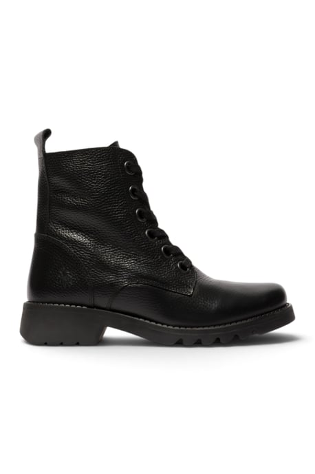 Fly London Damen Schnür-Stiefeletten aus Leder mit Absatz in Schwarz - RAMY488 - Image 1