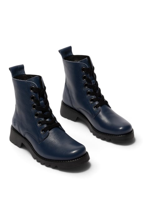 Fly London Damen Schnür-Stiefeletten aus Leder mit Absatz in Marineblau - RAMY488 - Image 2