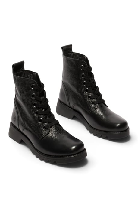 Fly London Damen Schnür-Stiefeletten aus Leder mit Absatz in Schwarz - RAMY488 - Image 2