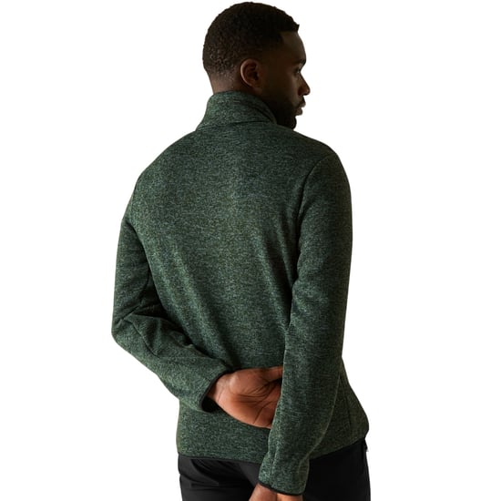 Regatta - "Newhill" Fleece-Oberteil für Herren, mit halbem Reißverschluss (Dunkelwaldgrün) - Image 3