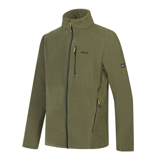 Regatta - "Brinnden" Fleece für Herren, Durchgehender Reißverschluss (Dunkel-Khaki) - Image 4