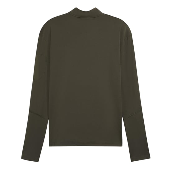 Puma - "Cloudspun" Oberteil für Herren, mit kurzem Reißverschluss, Langärmlig (Dunkel-Olive) - Image 2