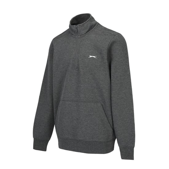 Slazenger - Fleece für Herren, mit kurzem Reißverschluss (Holzkohle-Mergel) - Image 3