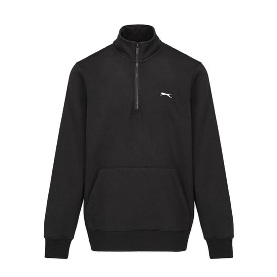 Slazenger - Fleece für Herren, mit kurzem Reißverschluss (Schwarz) - Image 1