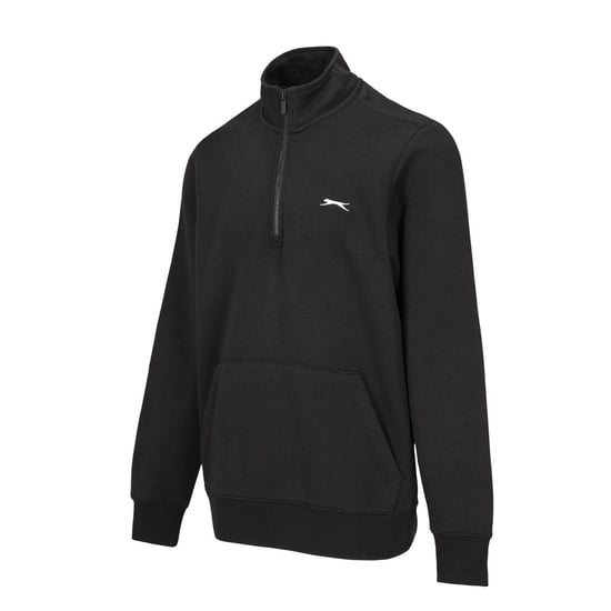 Slazenger - Fleece für Herren, mit kurzem Reißverschluss (Schwarz) - Image 3