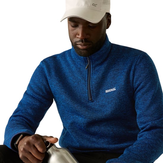Regatta - "Newhill" Fleece-Oberteil für Herren, mit halbem Reißverschluss (Aviatorblau) - Image 6