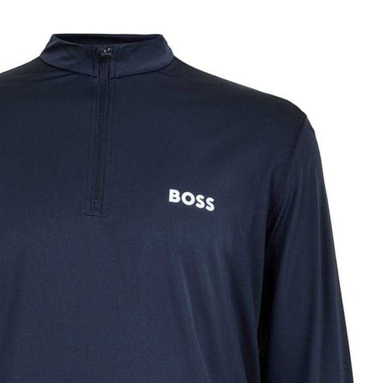 Boss - Oberteil für Herren, mit kurzem Reißverschluss, Hochleistungsmaterial, Langärmlig (Marine) - Image 3