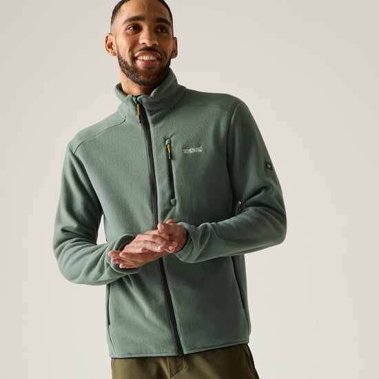 Regatta - "Brinnden" Fleece für Herren, Durchgehender Reißverschluss (Dunkelwaldgrün) - Image 1
