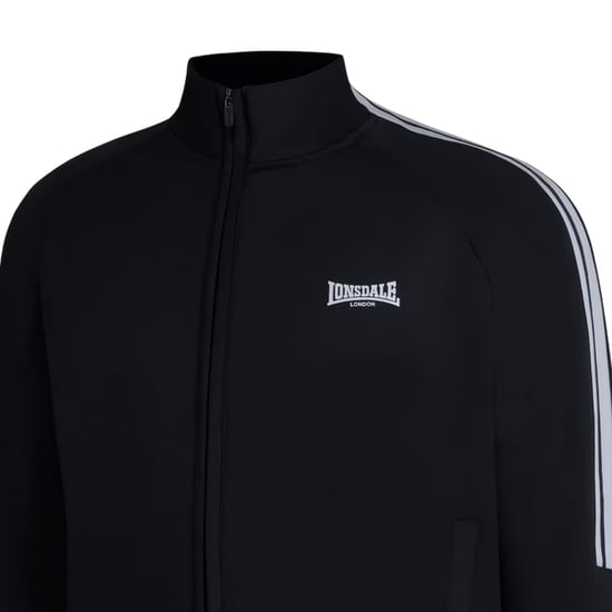 Lonsdale - Trainingsjacke für Herren, Raglanärmel (Schwarz) - Image 4