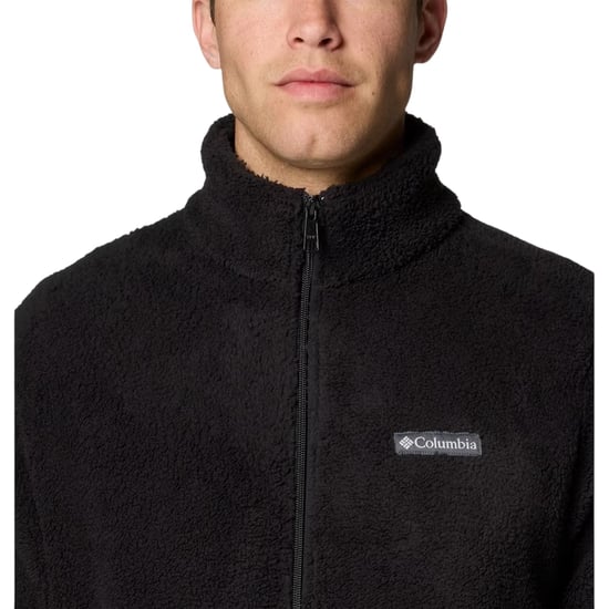 Columbia - Fleecejacke für Herren, Durchgehender Reißverschluss, Langärmlig (Schwarz) - Image 4