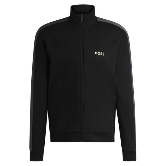 Boss - Trainingsjacke für Herren, Stehkragen (Schwarz/Gold) - Image 1