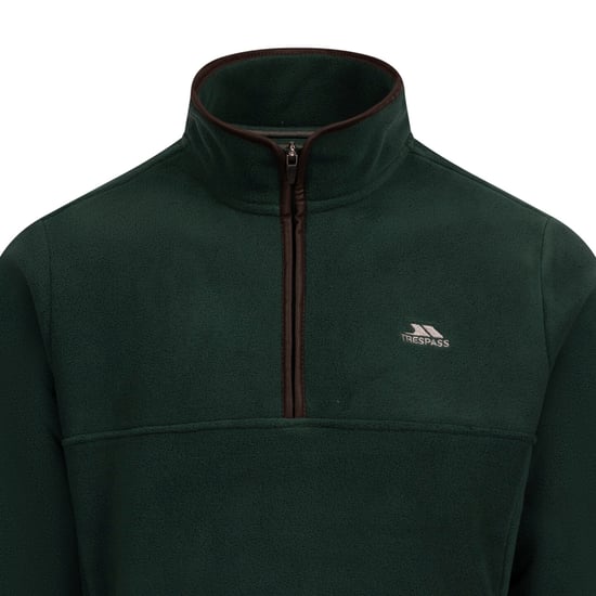 Trespass - "Huntar" Fleece-Oberteil für Herren (Dunkelgrün) - Image 3