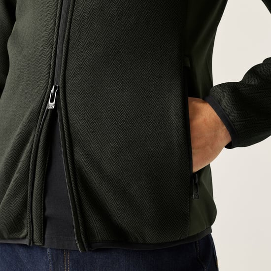 Regatta - "Brayleigh" Fleecejacke für Herren, Durchgehender Reißverschluss (Dunkel-Khaki) - Image 4