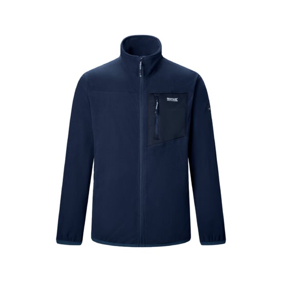 Regatta - "Eadle" Fleece für Herren, Durchgehender Reißverschluss (Marine) - Image 2