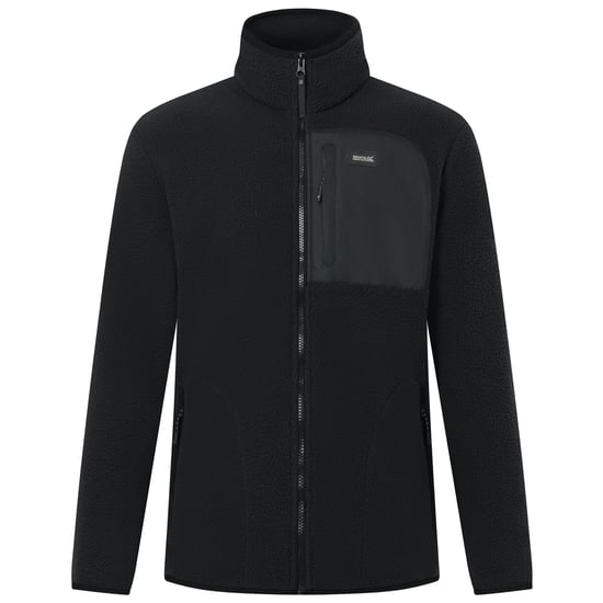 Regatta - "Frankie" Fleecejacke für Herren, Teddyfleece (Schwarz) - Image 1