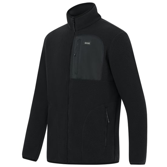 Regatta - "Frankie" Fleecejacke für Herren, Teddyfleece (Schwarz) - Image 3