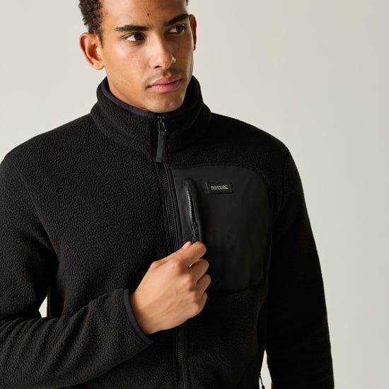 Regatta - "Frankie" Fleecejacke für Herren, Teddyfleece (Schwarz) - Image 5