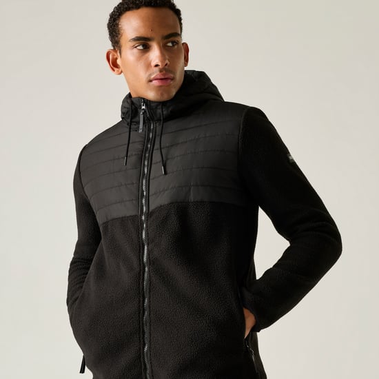 Regatta - "Frankie" Hybridjacke für Herren, Fleece, Teddyfleece (Schwarz) - Image 6