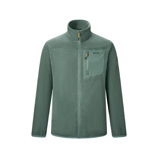 Regatta - "Eadle" Fleece für Herren, Durchgehender Reißverschluss (Dunkelwaldgrün) - Image 2