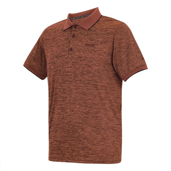 Regatta Herren Poloshirt Remex II kurzärmlig (Ziegelstein) - Image 4