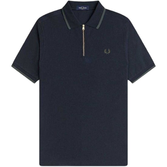 Fred Perry - Poloshirt für Herren, Reißverschluss (Marine) - Image 2