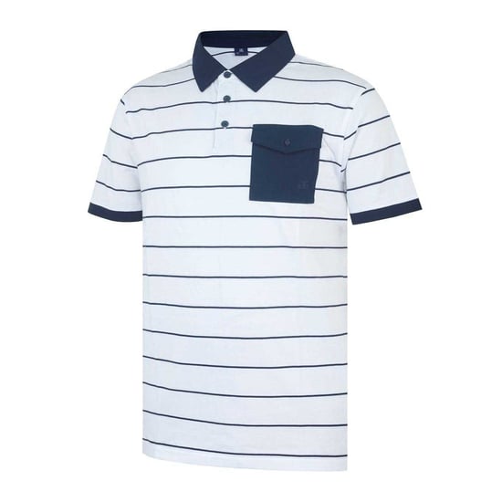 Giorgio - Poloshirt für Herren, Tasche (Weiß/Marine) - Image 3