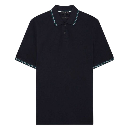 Ted Baker - Poloshirt für Herren, Jacquard, kurzärmlig (Marine) - Image 2