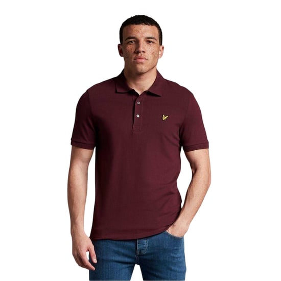 Lyle & Scott - Poloshirt für Herren, kurzärmlig (Burgunderrot) - Image 1