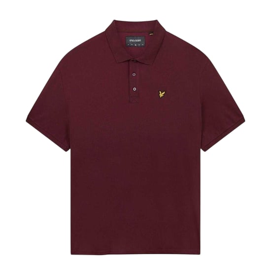 Lyle & Scott - Poloshirt für Herren, kurzärmlig (Burgunderrot) - Image 2