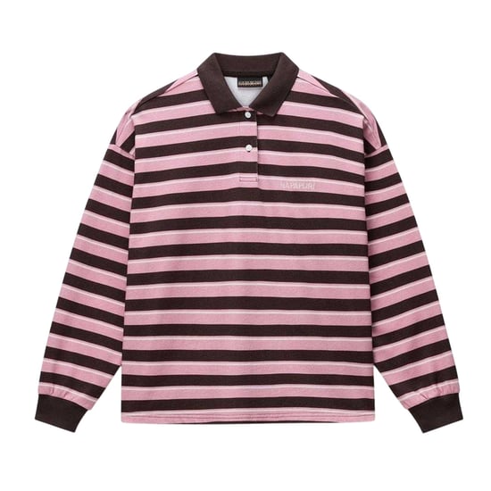 Napapijri - "Lehua" Poloshirt für Damen (Braun/Pink) - Image 1