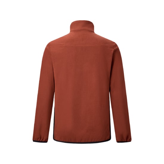 Regatta - "Eadle" Fleece für Herren, Durchgehender Reißverschluss (Gebrannte Henna/Schwarz) - Image 3