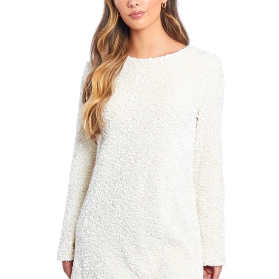 Be You - Kleid für Damen, Rundhalsausschnitt (Cremefarbe) - Image 4