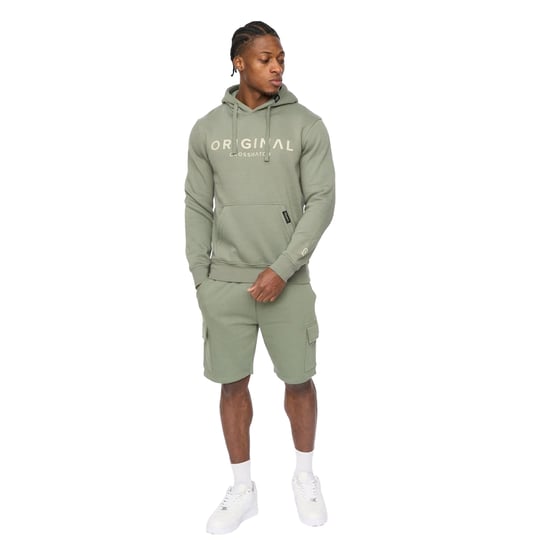 Crosshatch - "Bardon" Cargo-Shorts für Herren (Oliv) - Image 6